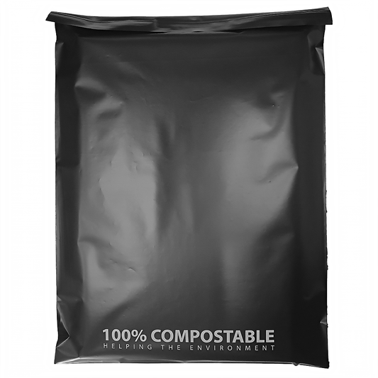 350X480mm - 100 Bags Biodegradable Compostable Mailer Pack Shipping Mailing Satchel