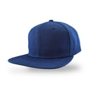 Plain Trucker Cap Hat Hip-Hop Flat Peak Visor Dancer Hat Adjustable - DS-10FLAT