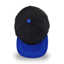 Plain Trucker Cap Hat Hip-Hop Flat Peak Visor Dancer Hat Adjustable - DS-10FLAT