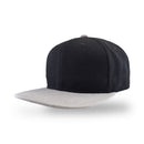 Plain Trucker Cap Hat Hip-Hop Flat Peak Visor Dancer Hat Adjustable - DS-10FLAT