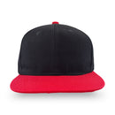 Plain Trucker Cap Hat Hip-Hop Flat Peak Visor Dancer Hat Adjustable - DS-10FLAT