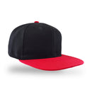 Plain Trucker Cap Hat Hip-Hop Flat Peak Visor Dancer Hat Adjustable - DS-10FLAT