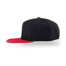 Plain Trucker Cap Hat Hip-Hop Flat Peak Visor Dancer Hat Adjustable - DS-10FLAT