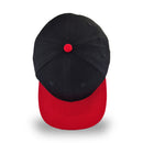 Plain Trucker Cap Hat Hip-Hop Flat Peak Visor Dancer Hat Adjustable - DS-10FLAT