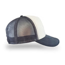 Plain Trucker Hat Cap - Foam Front With Mesh Unisex Adjustable Baseball - DS1035
