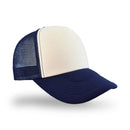 Plain Trucker Hat Cap - Foam Front With Mesh Unisex Adjustable Baseball - DS1035