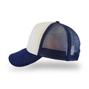 Plain Trucker Hat Cap - Foam Front With Mesh Unisex Adjustable Baseball - DS1035