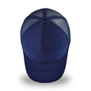 Plain Trucker Hat Cap - Foam Front With Mesh Unisex Adjustable Baseball - DS1035