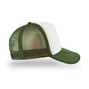Plain Trucker Hat Cap - Foam Front With Mesh Unisex Adjustable Baseball - DS1035