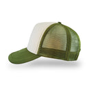 Plain Trucker Hat Cap - Foam Front With Mesh Unisex Adjustable Baseball - DS1035