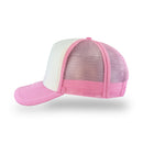 Plain Trucker Hat Cap - Foam Front With Mesh Unisex Adjustable Baseball - DS1035