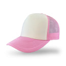 Plain Trucker Hat Cap - Foam Front With Mesh Unisex Adjustable Baseball - DS1035