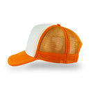 Plain Trucker Hat Cap - Foam Front With Mesh Unisex Adjustable Baseball - DS1035