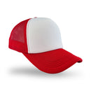 Plain Trucker Hat Cap - Foam Front With Mesh Unisex Adjustable Baseball - DS1035