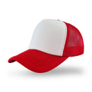 Plain Trucker Hat Cap - Foam Front With Mesh Unisex Adjustable Baseball - DS1035