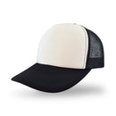 Plain Trucker Hat Cap - Foam Front With Mesh Unisex Adjustable Baseball - DS1035