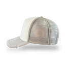 Plain Trucker Hat Cap - Foam Front With Mesh Unisex Adjustable Baseball - DS1035