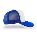 Plain Trucker Hat Cap - Foam Front With Mesh Unisex Adjustable Baseball - DS1035