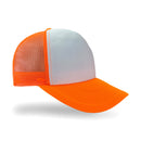 Plain Trucker Hat Cap - Foam Front With Mesh Unisex Adjustable Baseball - DS1035