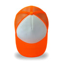 Plain Trucker Hat Cap - Foam Front With Mesh Unisex Adjustable Baseball - DS1035