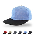 Fashion Trucker Cap Unisex Adjustable Baseball Hat Adult Plain Flat Visor Snapback- DS1068