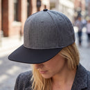 Fashion Trucker Cap Unisex Adjustable Baseball Hat Adult Plain Flat Visor Snapback- DS1068