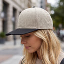 Fashion Trucker Cap Unisex Adjustable Baseball Hat Adult Plain Flat Visor Snapback- DS1068
