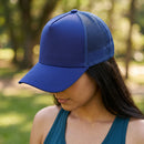 Snapback Trucker Cap Unisex Adjustable Mesh Baseball Promotional Hat - DS1080