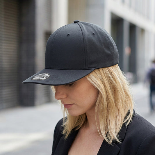 Luxury Trucker Cap Unisex Adjustable Hat Black DS-3000