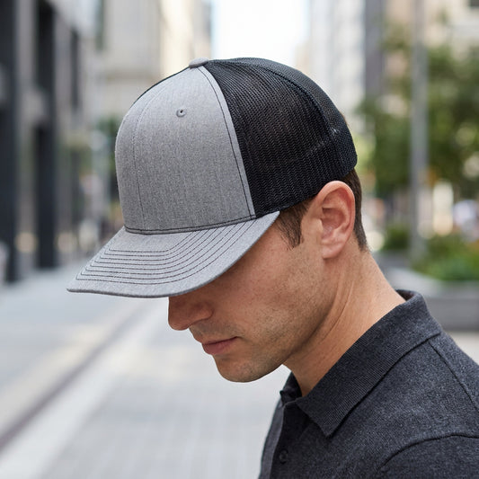 Stylish Mesh Trucker Cap Unisex Adjustable Snapback Hat Luxury Baseball DS-3005