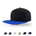 Plain Trucker Cap Hat Hip-Hop Flat Peak Visor Dancer Hat Adjustable - DS-10FLAT