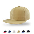 Plain Trucker Cap Hat Hip-Hop Flat Peak Visor Dancer Hat Adjustable - DS-10FLAT