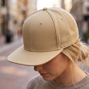 Plain Trucker Cap Hat Hip-Hop Flat Peak Visor Dancer Hat Adjustable - DS-10FLAT
