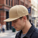 Plain Trucker Cap Hat Hip-Hop Flat Peak Visor Dancer Hat Adjustable - DS-10FLAT