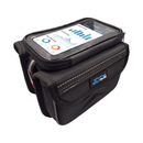 Bike Front Frame Bag Bicycle Tube Double Bag With Phone Holder Side Pouch Pannie