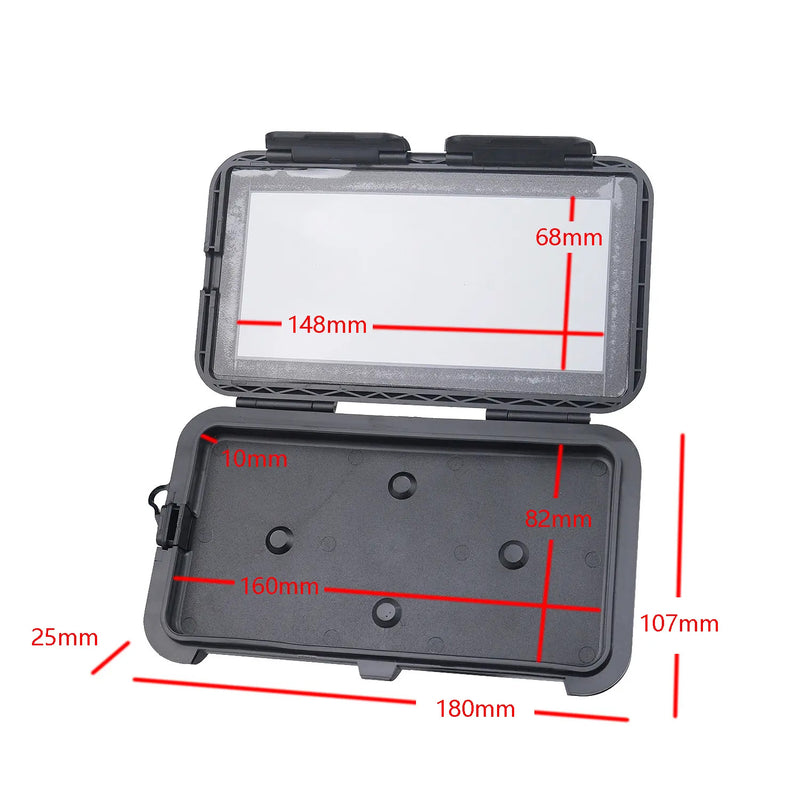 Waterproof Bike Phone Case Mount Holders 360 Rotation Touch Screen Motorcycle