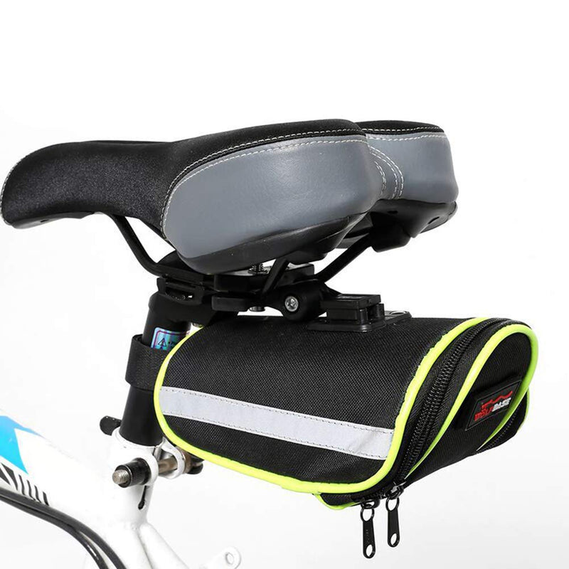 Bicycle Saddle Bag Waterproof Reflective Strip Storage Cycling Rear Seat Pouch