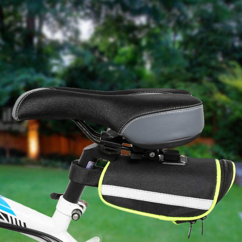 Bicycle Saddle Bag Waterproof Reflective Strip Storage Cycling Rear Seat Pouch