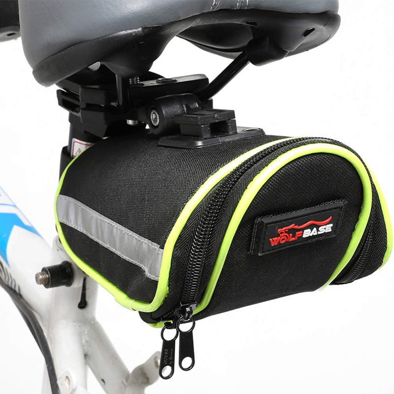 Bicycle Saddle Bag Waterproof Reflective Strip Storage Cycling Rear Seat Pouch