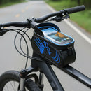 Waterproof Bike Front Bag Cycling Bicycle Phone Holder Pannier Pouch Tube Frame