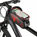 Waterproof Bike Front Bag Cycling Bicycle Phone Holder Pannier Pouch Tube Frame
