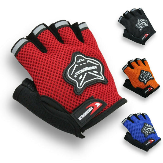 Kids Bike Gloves Half Finger For Children Cycling Motocross BMX MX