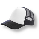 Gorra camionera lisa - Frente de espuma con malla ajustable unisex