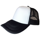 Gorra camionera lisa - Frente de espuma con malla ajustable unisex
