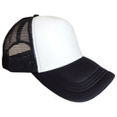Gorra camionera lisa - Frente de espuma con malla ajustable unisex
