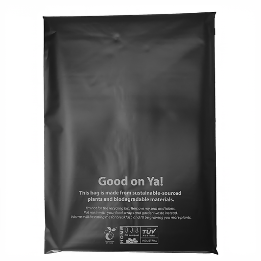 245x340mm - 100 Bags Biodegradable Compostable Mailer Pack Shipping Mailing Satchel