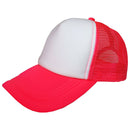 Gorra camionera lisa - Frente de espuma con malla ajustable unisex