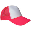 Gorra camionera lisa - Frente de espuma con malla ajustable unisex