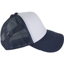 Gorra camionera lisa - Frente de espuma con malla ajustable unisex
