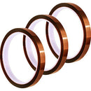 3 Rolls Sublimation Heat Proof Tape - Heat Resistant Thermal Adhesive 10mm x 33m